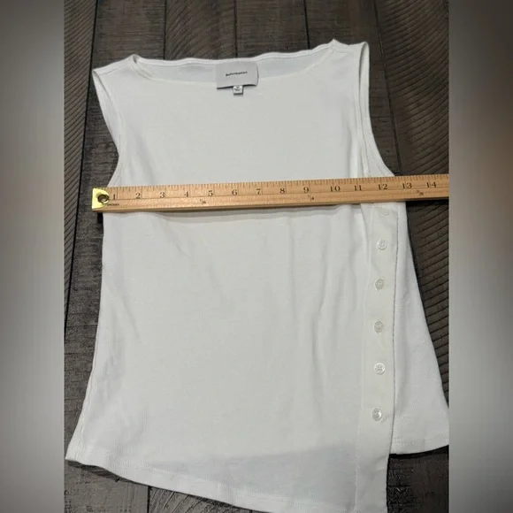 🛍️ Reformation Hudson Knit Tank Top – White, Size M - Picture 7 of 8